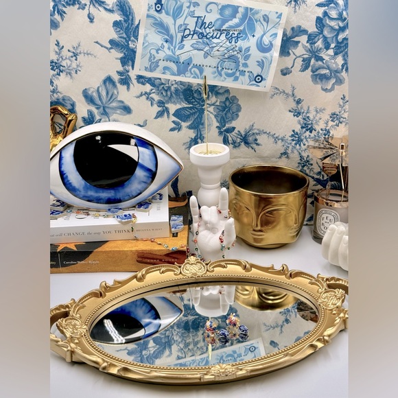 🆕 LES NEREIDES 🧿 NIB Flower Bouquet And Ceramic Bead Earrings - Picture 2 of 13